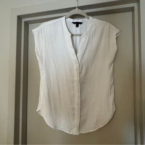 Banana republic XS white v-neck lightweight blouse.